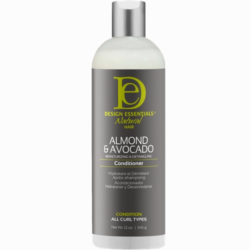 Almond & Avocado Moisturizing & Detangling Conditioner 12oz by DESIGN ESSENTIALS
