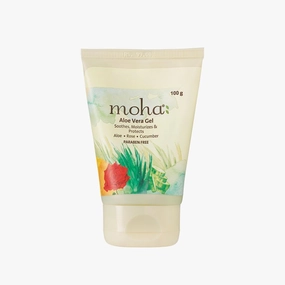 Aloe Vera Gel Enriched With Rose & Cucumber For Face & Skin | Pure & Natural Face Gel Helps in Healing of Skin (100 Gram)
