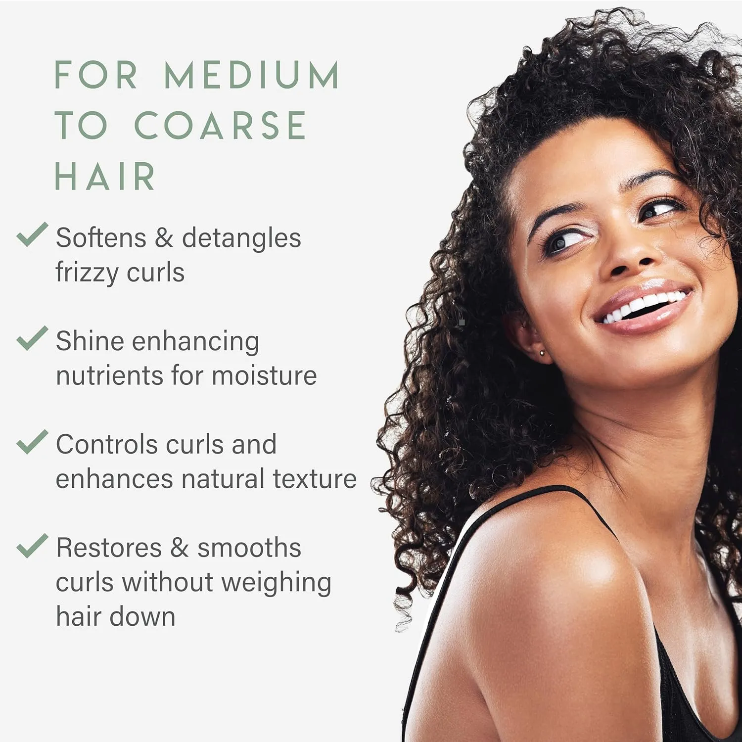 ALURAM Curl Conditioner Clarifying Coconut Water Infused Hydration Lightweight Moisture For Curly Hair Fl Oz