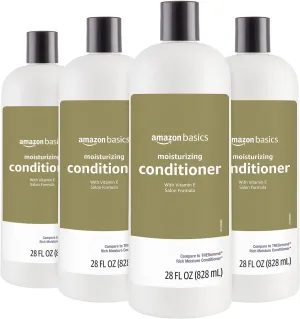 Amazon Basics Moisture Rich Conditioner, 28 Fl Oz (Pack of 4)