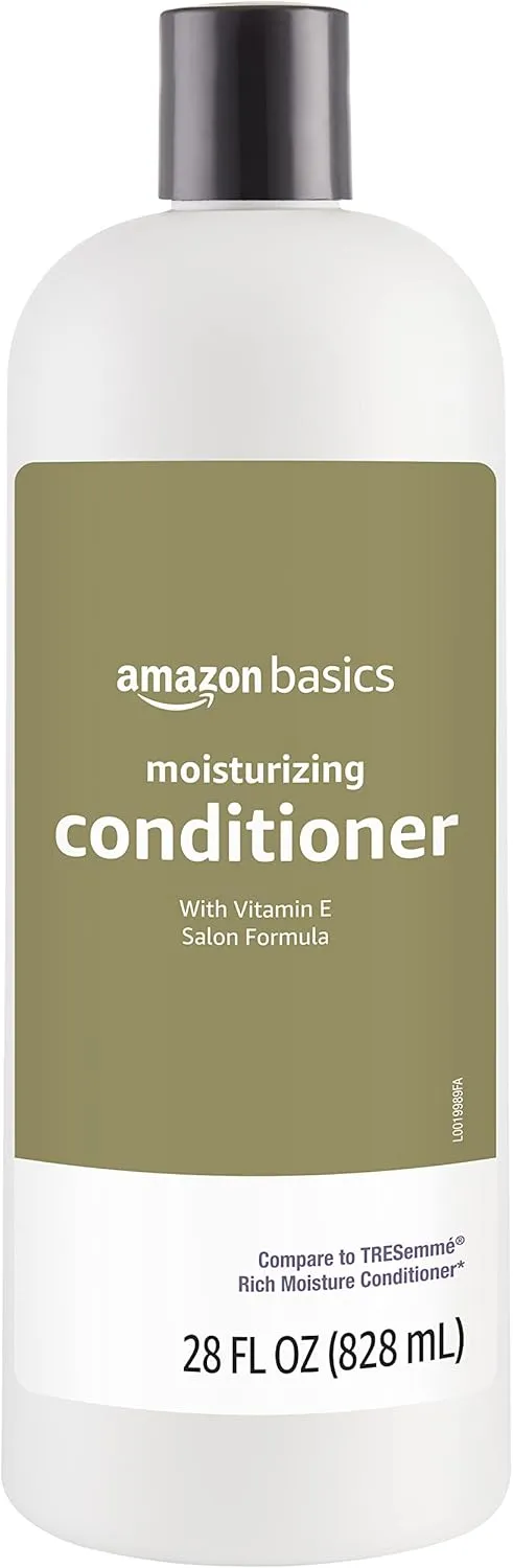 Amazon Basics Moisture Rich Conditioner, 28 Fl Oz (Pack of 4)