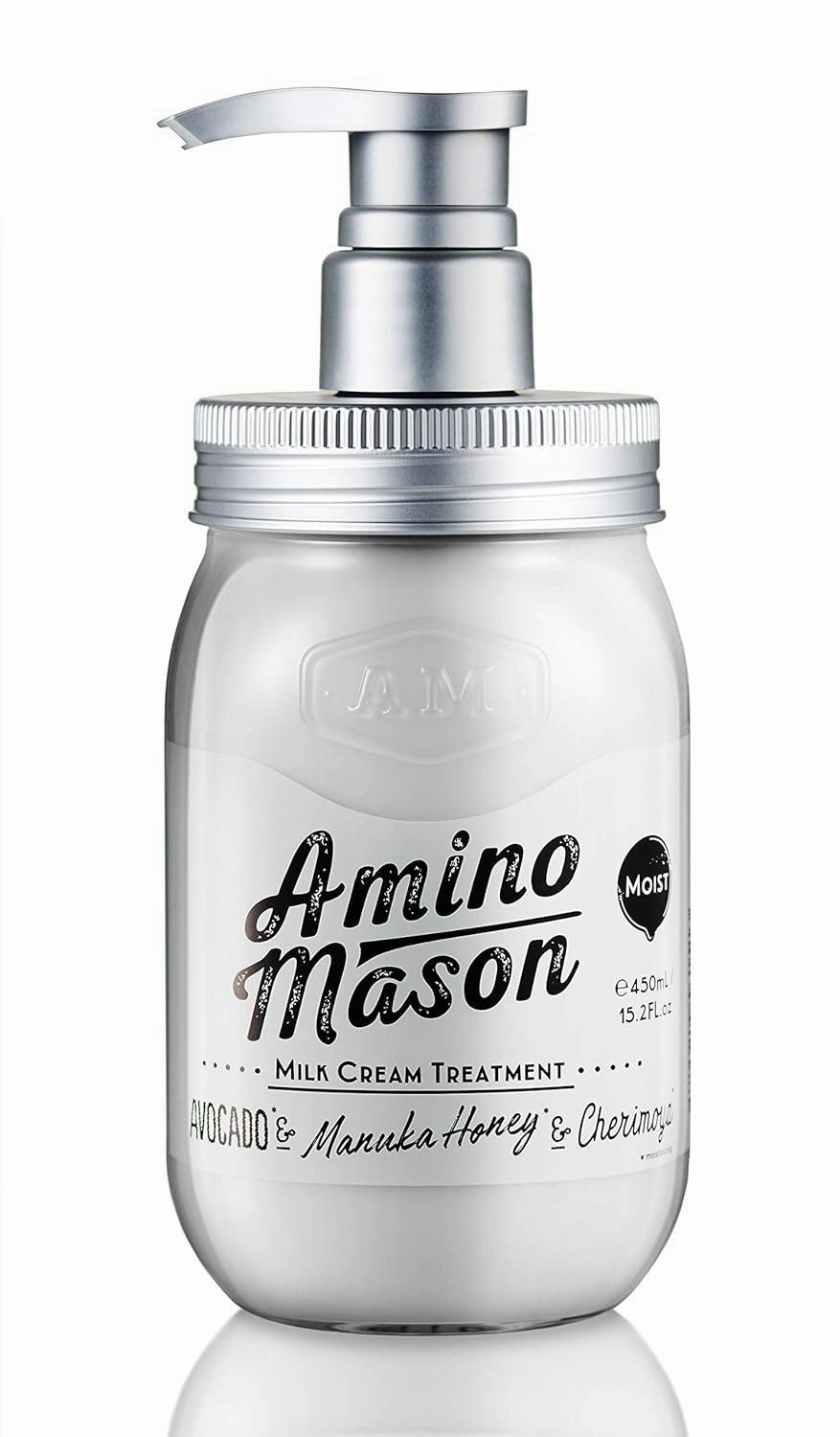 Amino Mason Moist Conditioner - Healing and Moisturizing Shampoo for Dry, Damaged, Colored, Treated Hair - Sulfate Free - Natural Growth and Repair Formula -