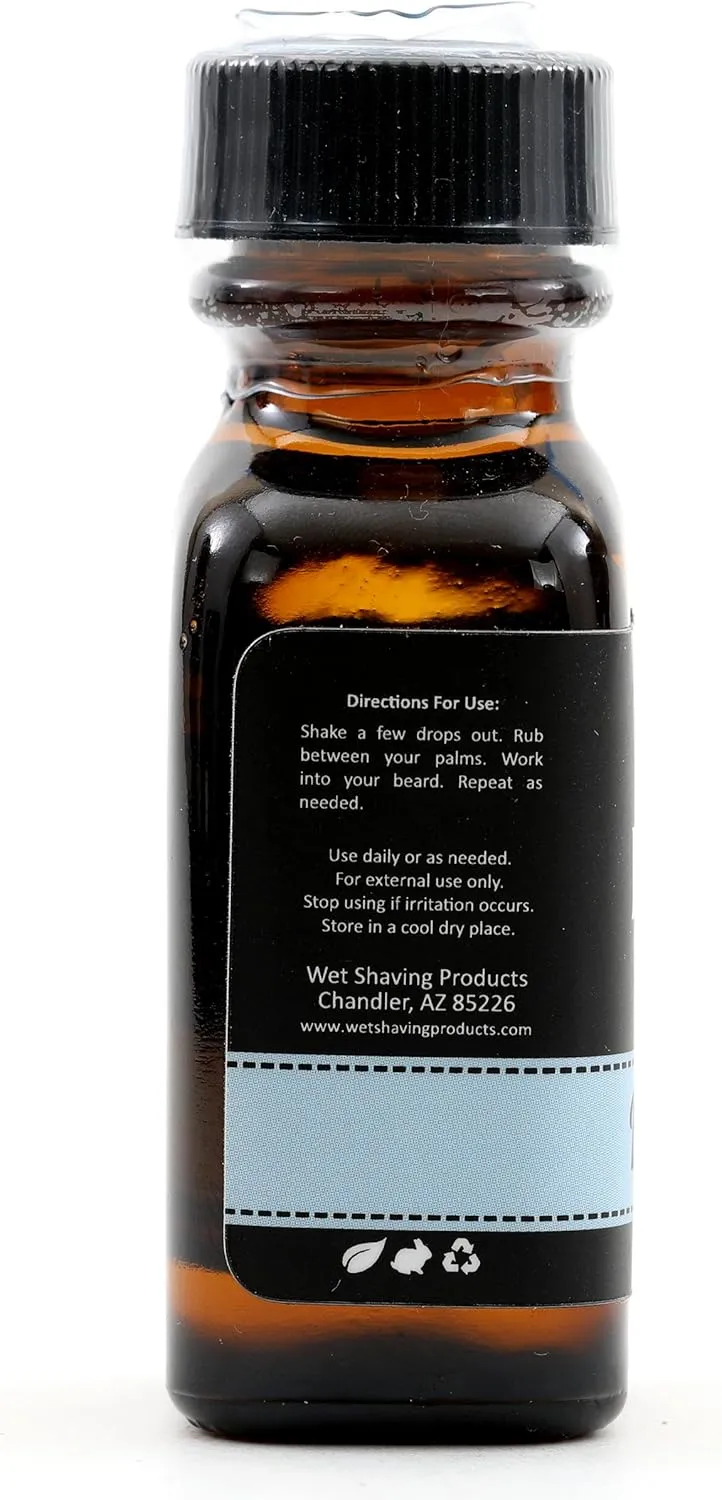& Leave in Conditioner (Barbershop) - Best Beard Oil Scents - 100% Pure, Natural, Organic, Vegan