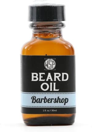 & Leave in Conditioner (Barbershop) - Best Beard Oil Scents - 100% Pure, Natural, Organic, Vegan