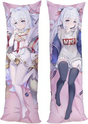 Anime Pillow Case Dakimakura Azur Lane Impact 120x40cm (47.2in x 15.7in) Bedding Pillowcase Hugging Body Pillow Case Double Sided Cushions Covers Two Way Tricot