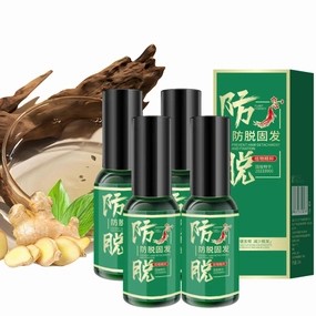 Anti-Hair Loss And Hair Growth Solution,35ml Hair Solution,Ginger Hair Growth Serum,Hair Solutions For Thinning Hair,Plant Ginger Hair Essence Hair Growth Serum For Men Women (4PCS)