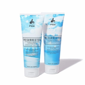 ARCTIC FOX VEGAN & CRUELTY FREE RESURRECTED STRENGTHENING COLOR SAFE & SULFATE FREE SHAMPOO AND CONDITIONER FOR ALL HAIR TYPES (SHAMPOO & CONDITIONER)