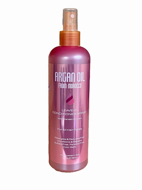 Argan Oil from Morocco Leave-In Conditioner Spray with Keratin & Silk Protein, 13 fl.oz. (384 ml)