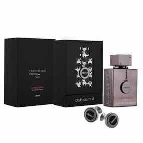 Armaf Club De Nuit Intense Limited Edition for Men Parfum Spray, 3.6 Ounce (with Cufflinks)