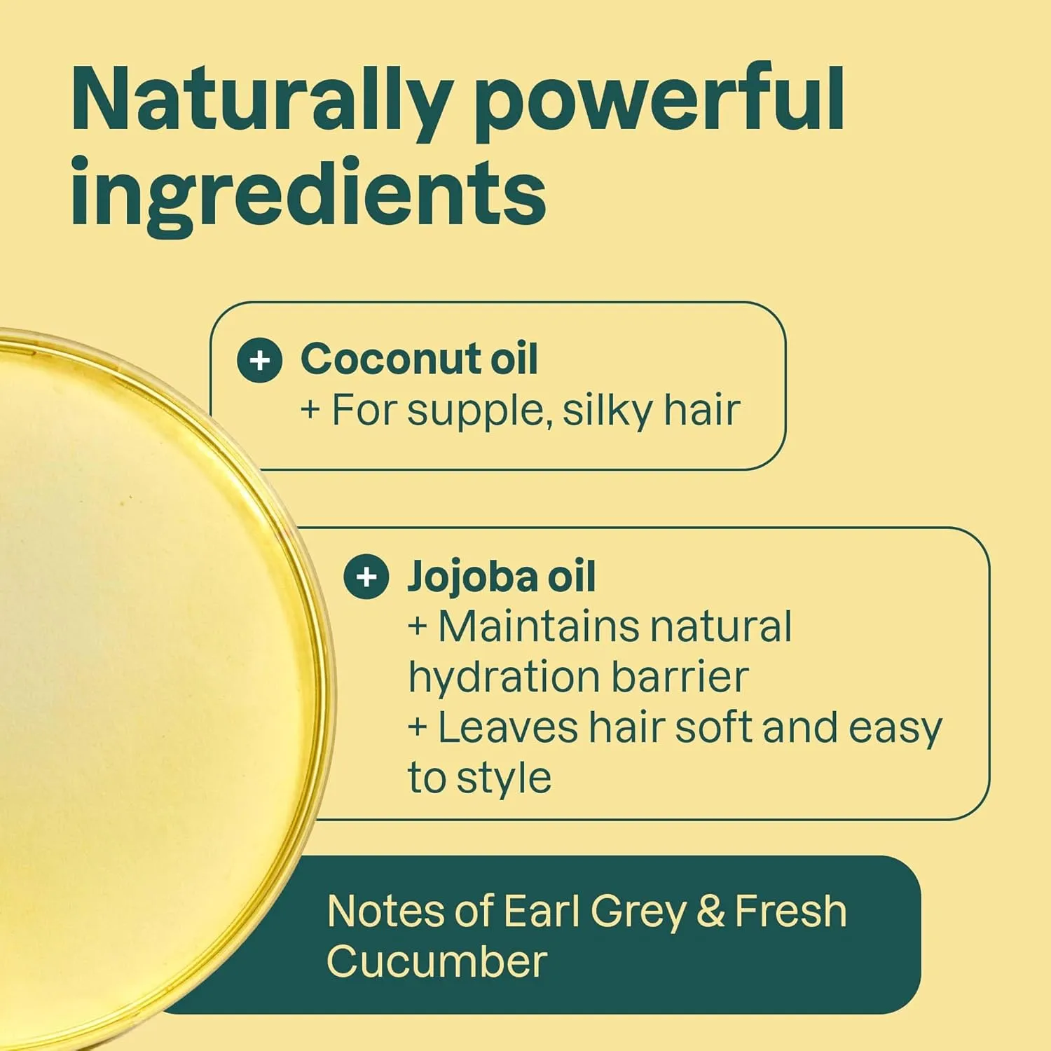 ATTITUDE Clarifying Conditioner Bar, Natural Origin, for Greasy and Oily Hair, Jojoba & Coconut Oil, Clean ingredients, Vegan, Earl Grey & Fresh Cucumber, 3 Oz