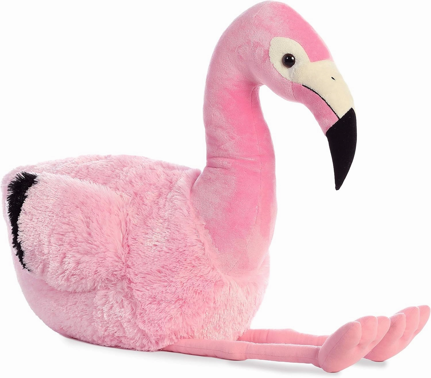 Aurora® Adorable Super Flopsie™ Flamingo Stuffed Animal - Playful Ease - Timeless Companions - Pink 34 Inches