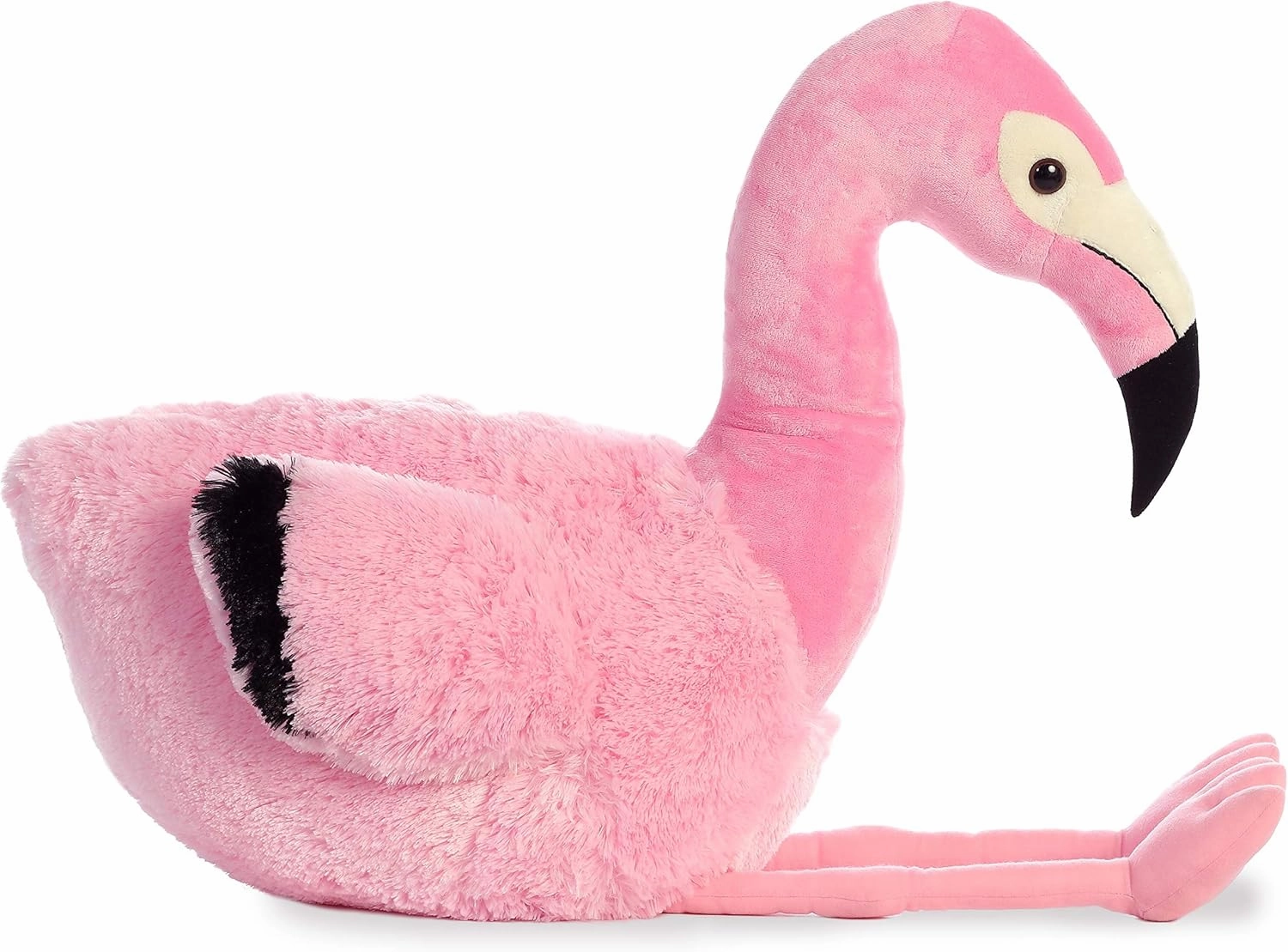 Aurora® Adorable Super Flopsie™ Flamingo Stuffed Animal - Playful Ease - Timeless Companions - Pink 34 Inches