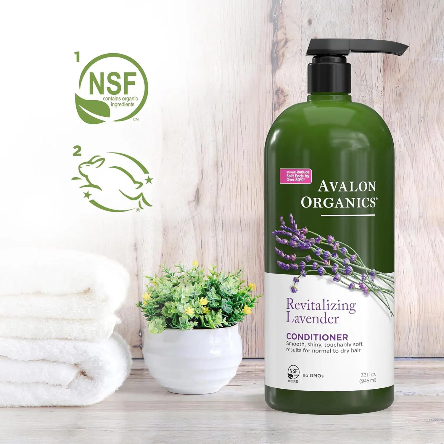 Avalon Organics Conditioner, Nourishing Lavender, 32 oz