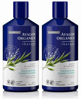 Avalon Organics - Complex Thickening Conditioner, Biotin B, 14 Oz (Pack of 2)