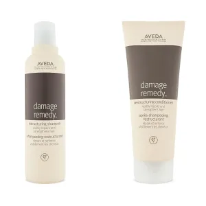 Aveda Damage Remedy Restructuring Shampoo & Conditioner Duo | Strengthens Damaged Hair | Helps Prevent Breakage | With Quinoa Protein