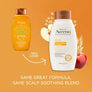 Aveeno Scalp Soothing Shampoo, Apple Cider Vinegar Blend, 12 Fl Oz (Pack of 2)