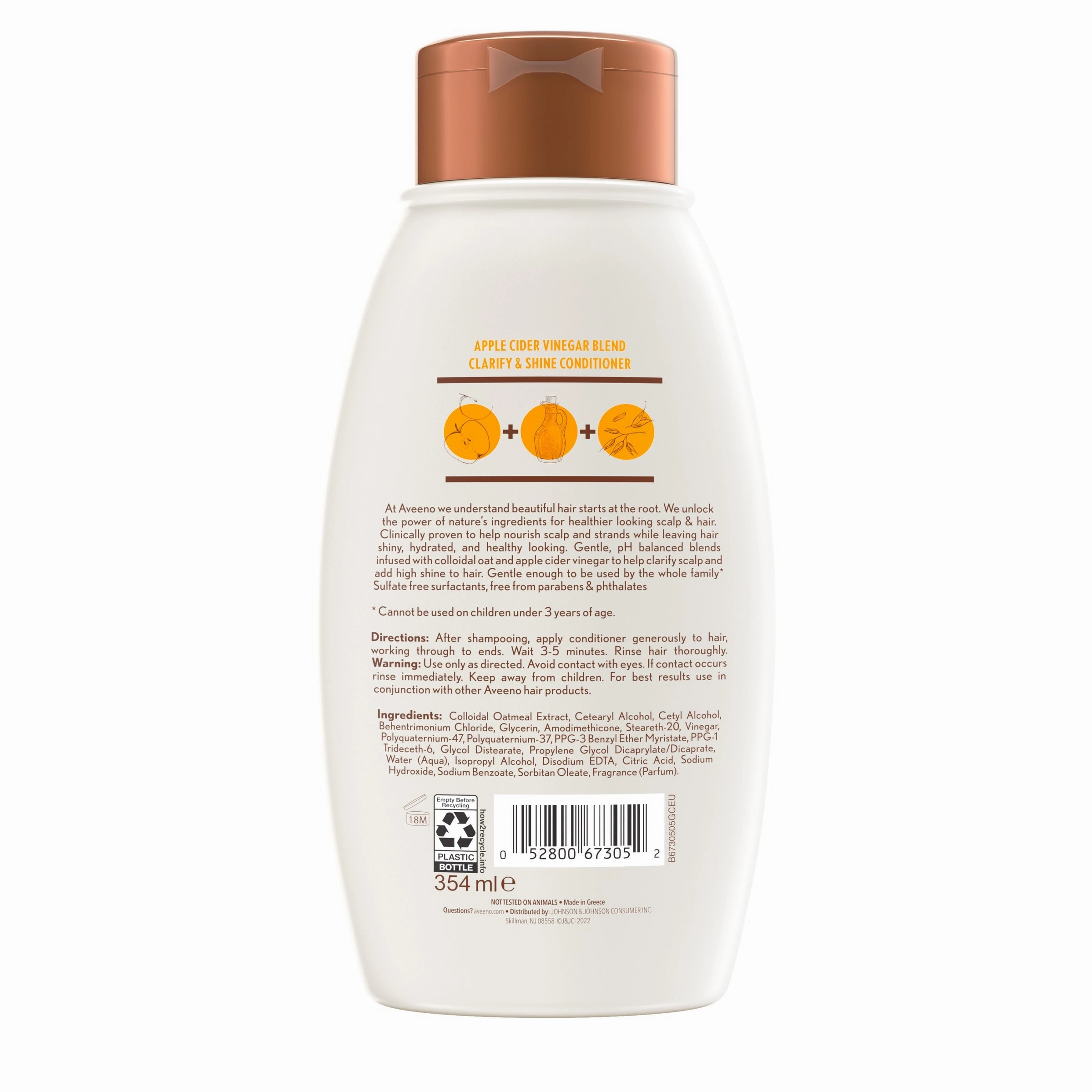Aveeno Apple Cider Vinegar Conditioner 354ml