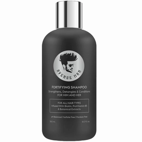 Avenue Man Fortifying Shampoo (12 Fl Oz) - Hair Products for Him and Her - Natural Cleanser with Herbal Extracts - Clarifying Hair Care - Paraben-Free Shampoo