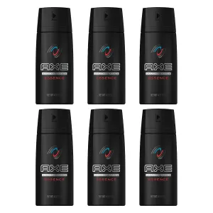 AXE Body Spray for Men, Essence, 4 oz (Pack of 6), Packaging May Vary