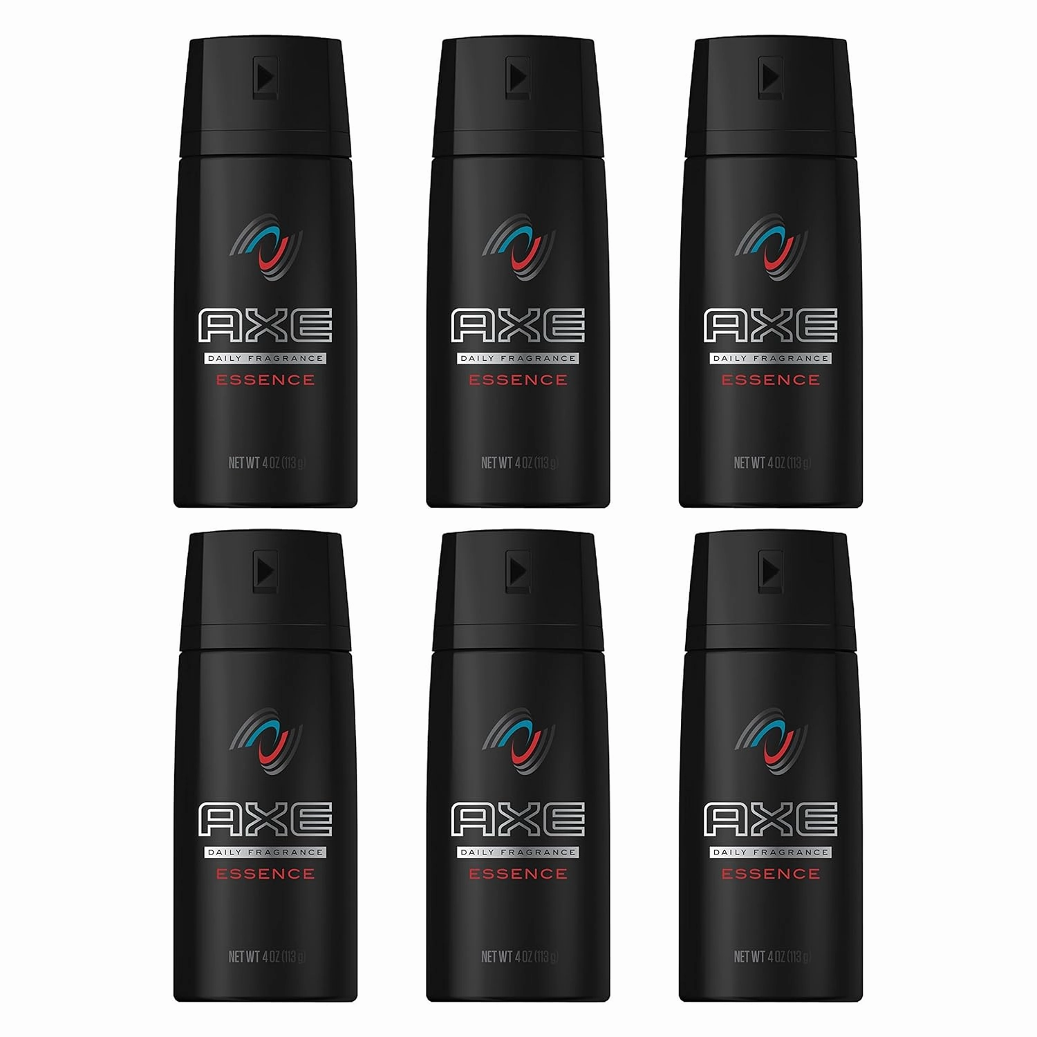 AXE Body Spray for Men, Essence, 4 oz (Pack of 6), Packaging May Vary