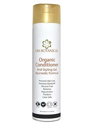 Ayurvedic Conditioner & Styling Gel – All-Natural Hair Treatment, Sulfate-Free, Silicone-Free, Vegan Leave-In/Rinse-Off Conditioner & Gel for Men & Women