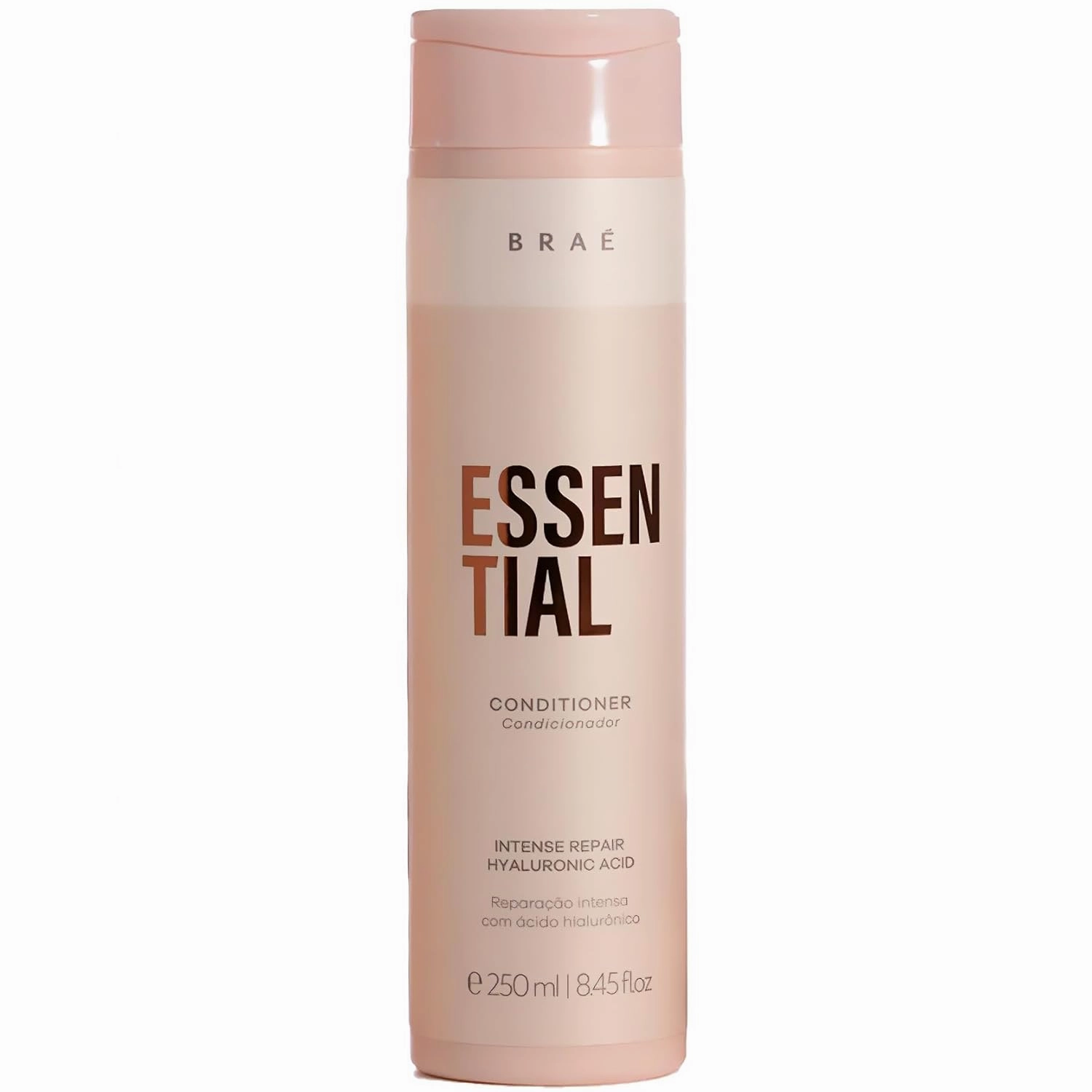 B R A É ESSENTIAL CONDITIONER 8.45 fl oz, Deep restoration for damaged and dull hair, moisturizing, and protection from thermal effects (CONDITIONER)