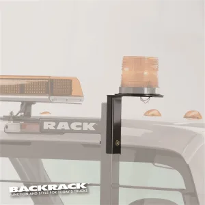 BACKRACK RealTruck Light Bracket 6.5" Base | Black, Driver/Passenger Side | 81003 | Universal w Frame's