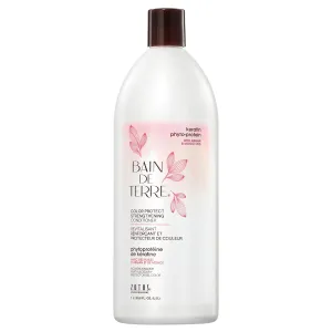 Bain de Terre Keratin Phyto-Protein Color Protect Strengthening Conditioner, Color-Safe Strengthening for Weak & Damaged Hair, Sulfate-Free, Paraben-Free