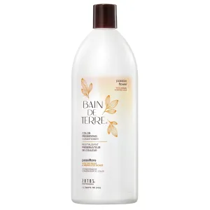 Bain de Terre Passion Flower Color Preserving Conditioner, Luxurious Hydration for Vibrant Color & Protection from Fading, with Argan & Monoi Oils, Paraben-free, Vegan