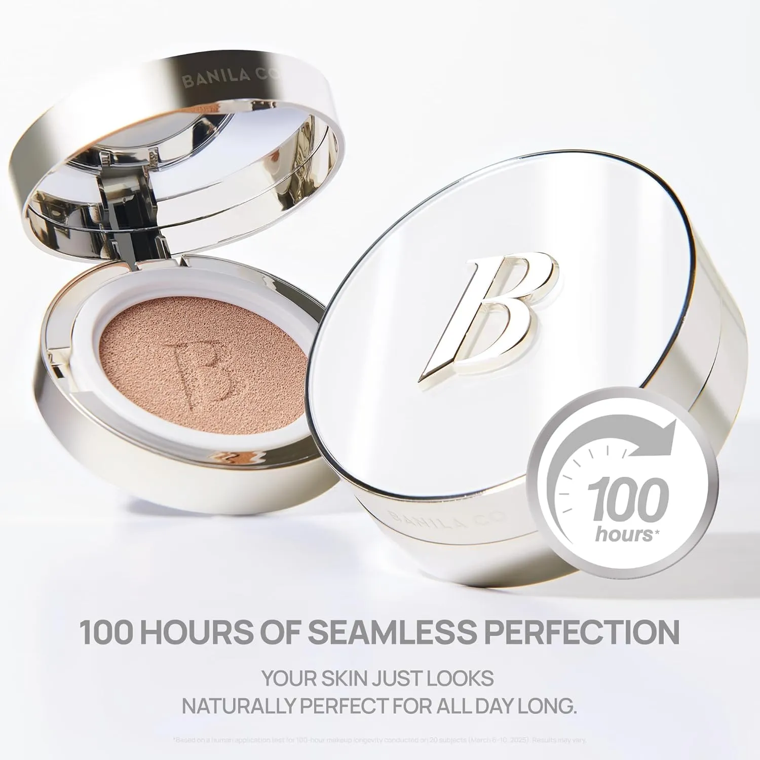 BANILA CO Covericious Ultimate Cover Cushion | Up to 100HR Long-Wear Foundation | 20 Shades for All Skin Tones | Matte & Lightweight Finish | Korean Cushion Foundation (14g / 0.49 oz), 28W CARAMEL