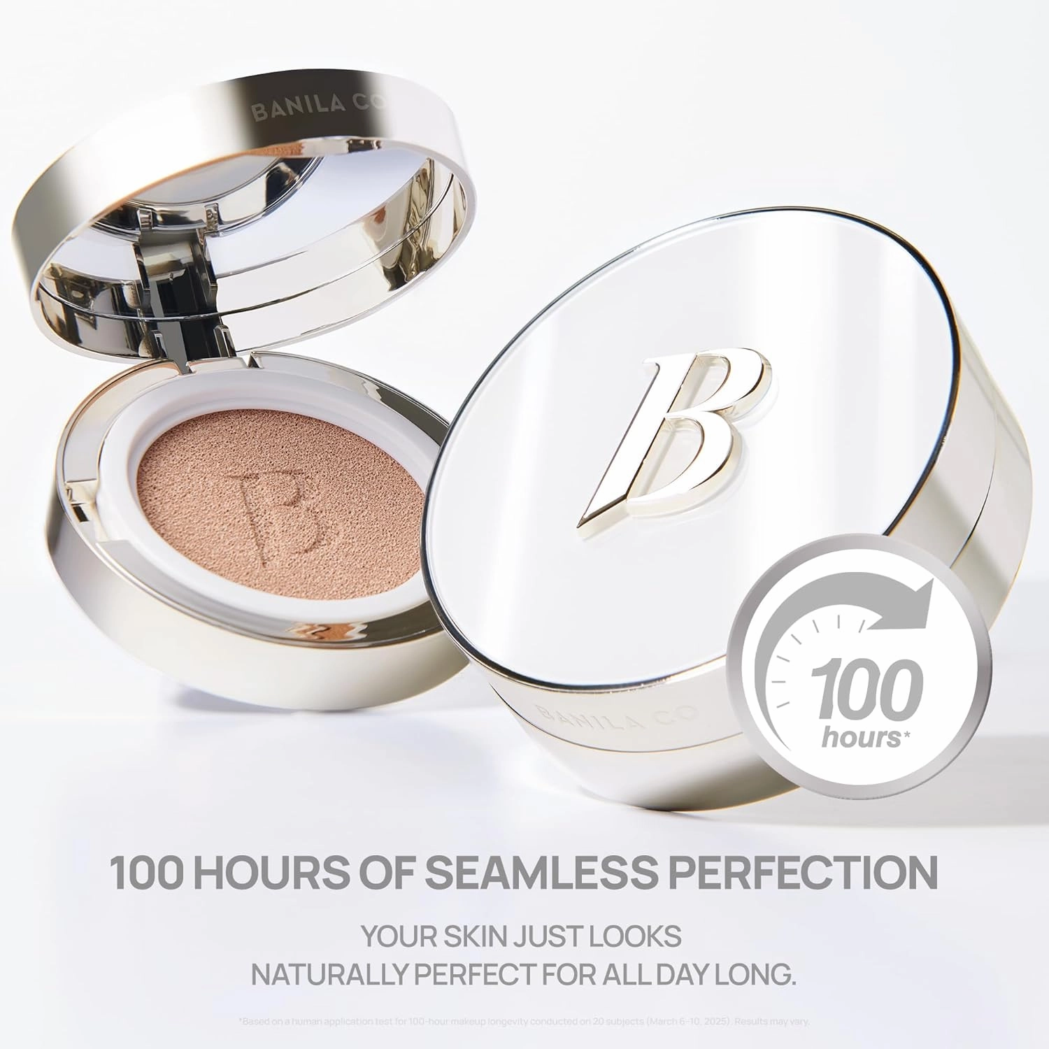 BANILA CO Covericious Ultimate Cover Cushion | Up to 100HR Long-Wear Foundation | 20 Shades for All Skin Tones | Matte & Lightweight Finish | Korean Cushion Foundation (14g / 0.49 oz), 21W IVORY