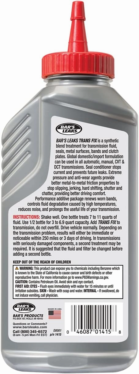 Bar's Leaks 1415 Transmission Fix, 1 Pack