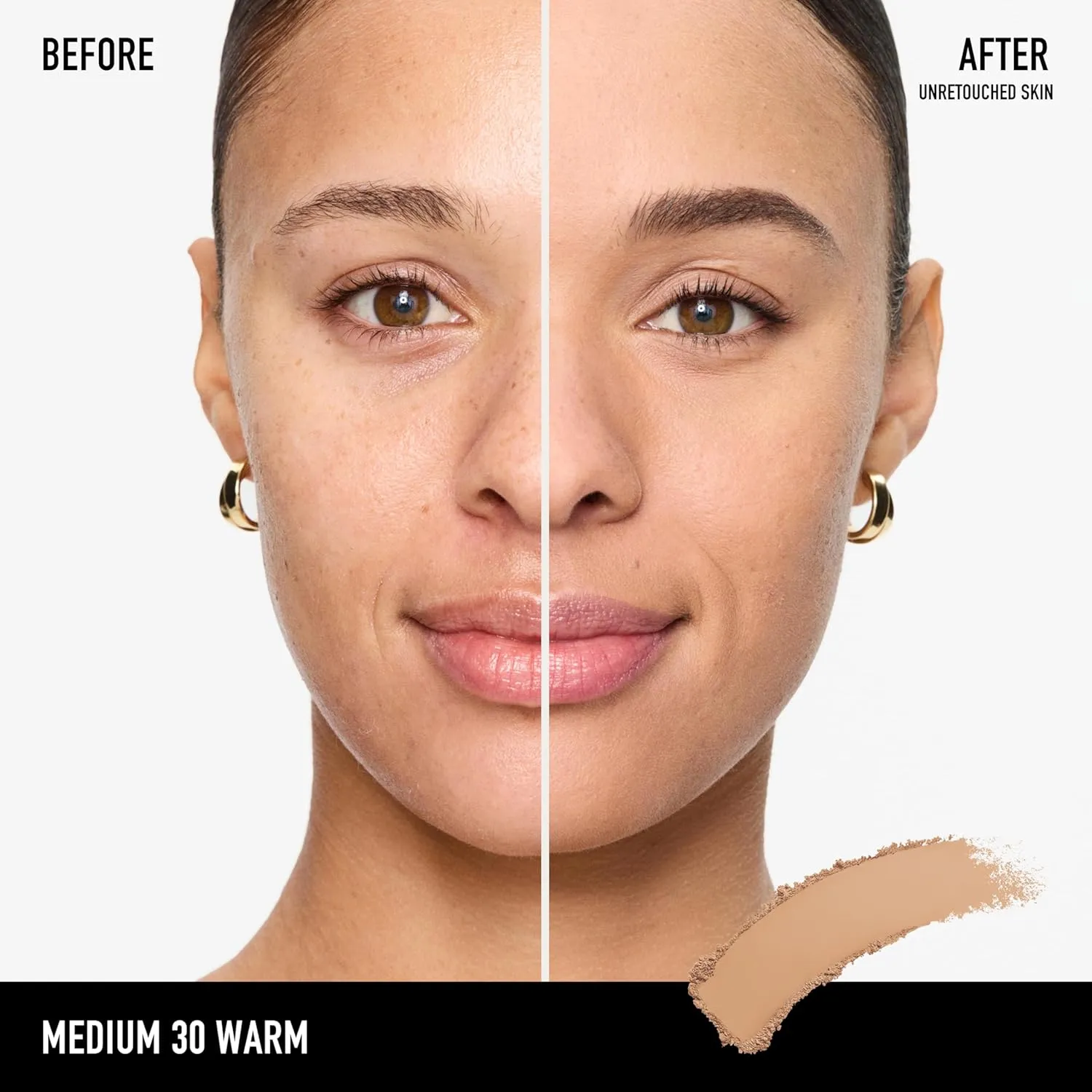 bareMinerals Barepro Skin-Perfecting Powder Foundation, Matte Pressed Powder Foundation Full Coverage with Plant-Based Squalene, Oil Control, Vegan