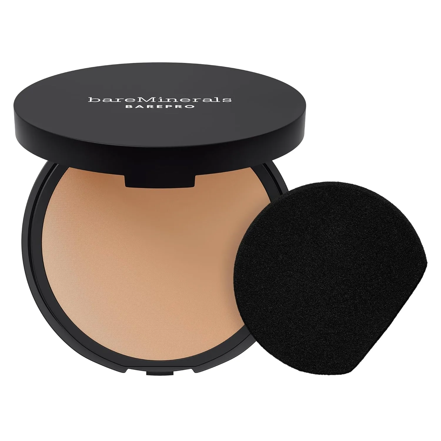 bareMinerals Barepro Skin-Perfecting Powder Foundation, Matte Pressed Powder Foundation Full Coverage with Plant-Based Squalene, Oil Control, Vegan