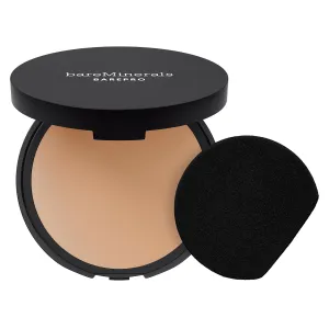 bareMinerals Barepro Skin-Perfecting Powder Foundation, Matte Pressed Powder Foundation Full Coverage with Plant-Based Squalene, Oil Control, Vegan