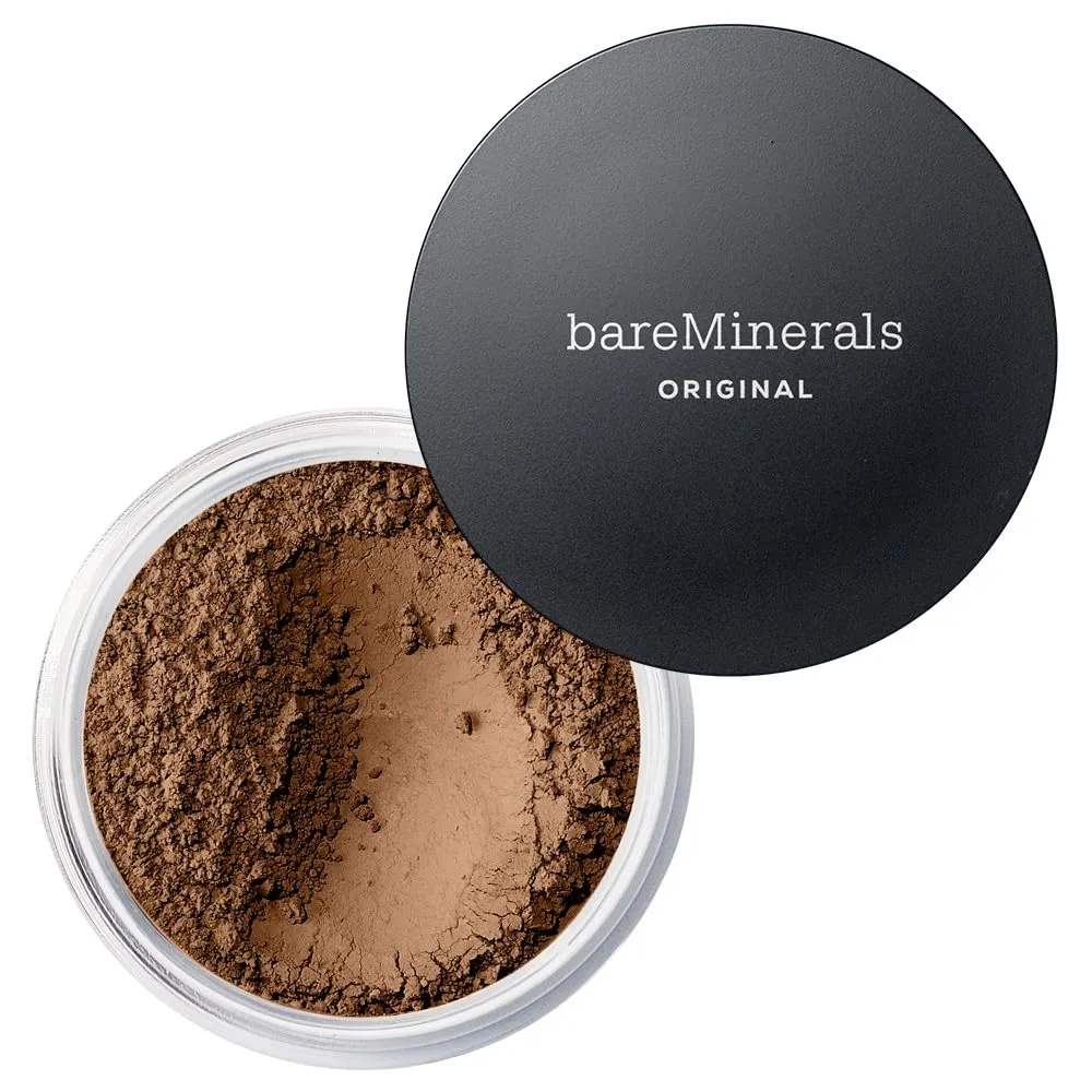 bareMinerals Original Loose Powder Foundation SPF 15, Lightweight Mineral Loose Powder Foundation Makeup, Buildable Coverage, Talc Free, Vegan