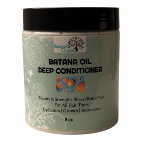 Batana Oil Shampoo and Conditioner Set - Batana Oil Promotes Rapid Hair Growth & Vibrant Shine Hair - Scalp Nourishment - 8 fl oz (Batana Oil Deep Conditioner)