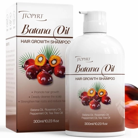 Batana Oil Shampoo: Hair Growth Shampoo with 7 Botanicals Oil for Thinning Hair Damaged hair quality for Men/Women Daily Hair Care at Home 10.23 fl.oz