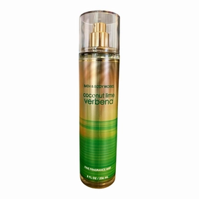 Bath and Body Fine Fragrance Mist COCONUT LIME VERBENA 8oz Body Spray Perfume Mist Bottle