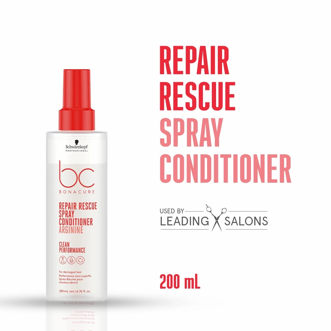 BC BONACURE Peptide Repair Rescue Spray Conditioner, 6.7-Ounce