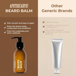 Beard Balm | Moisturising Beard Conditioner | Premium Formulation With Plant Extracts | Nourishes, Softens and Conditions, Reduces Irritation | 100ml