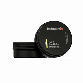 Beard Balm Oud & Sandalwood - Styles, Strengthens & Softens Beards - Natural Beard Conditioner- ZERO GRIT Balm - reduces beard itch, 2 ounce