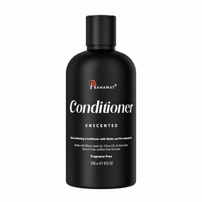 Beard Conditioner - Unscented - 8 fl. oz. - Sulfate free - with biotin, provitamin B5, Blackseed oil, Jojoba Oil, Natural Ingredients for a Gentle, Deep Cleanse-Strengthening Wash
