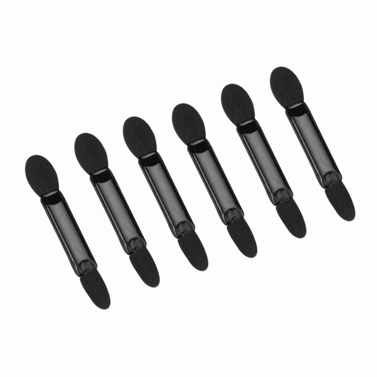 Beaupretty 200pcs Black Double-ended Eye Shadow Applicators Precision Makeup Brushes for Women Soft Sponge Tips for Natural to Dramatic Looks for Travel Parties and Daily Use