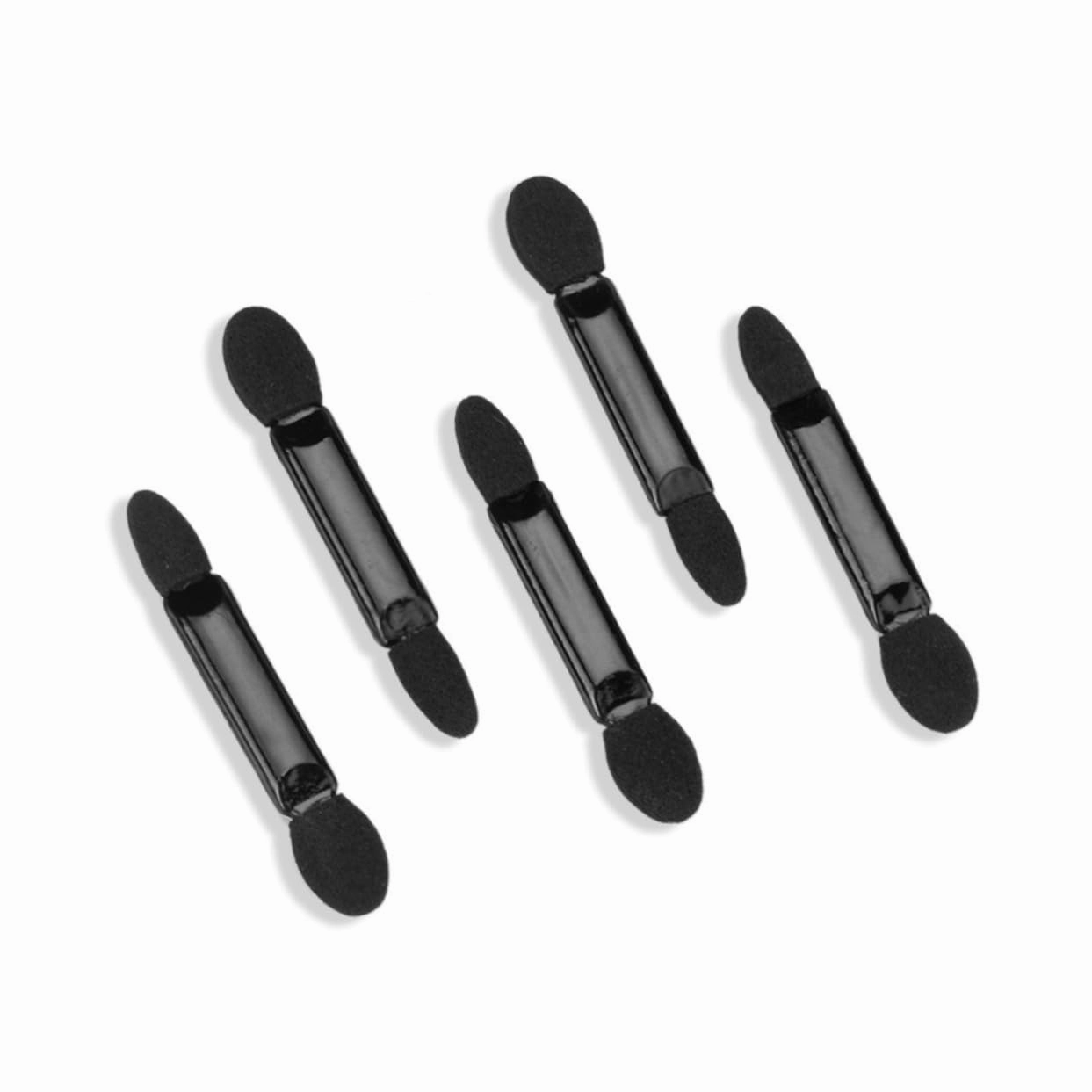 Beaupretty 200pcs Black Double-ended Eye Shadow Applicators Precision Makeup Brushes for Women Soft Sponge Tips for Natural to Dramatic Looks for Travel Parties and Daily Use