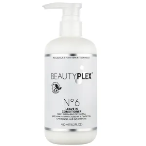 Beautyplex 6 Leave in conditioner | Molecular Hair Repair Treatment Fino | Hair Mask | Strengthens, Nourishes, Moisturizes & Repairs Hair Structure. Softness, Frizz Control. 450ml. (15.2 oz)