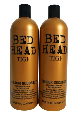 Bed Head Tigi Colour Goddess Oil Infused Conditioner for Coloured Hair 25.36 Oz (Pack Of 2)