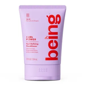 Being-CURL POWER Curl Defining Conditioner,Nourishes Curly Hair,Coconut & Grapeseed Oil 12 fl oz (pack of 1)