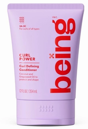 being CURL POWER Curl Defining Conditioner,Nourishes Curly Hair,Coconut & Grapeseed Oil 12 fl oz