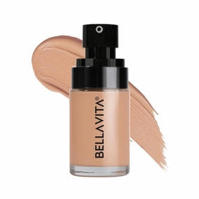 BELLA.VITA Hydmatte FX Airbrush Foundation, SPF 50, Full Coverage, Matte Finish, Beige 02, 1.01 Fl Oz